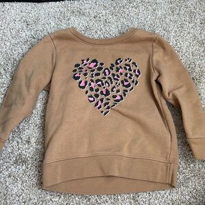 🩷5 for $10🩷 Garanimals Cheetah Heart Sweatshirt